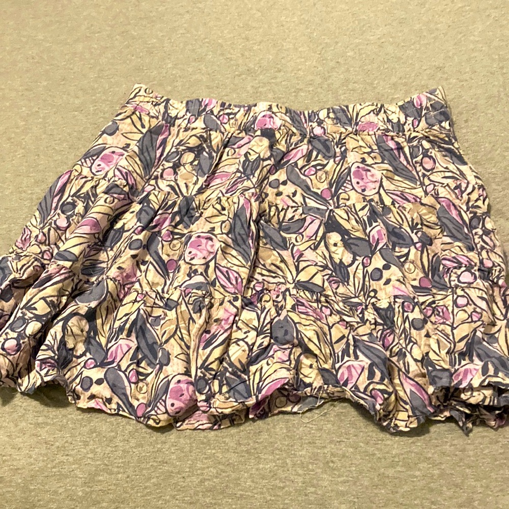 Floral, flowy skirt
